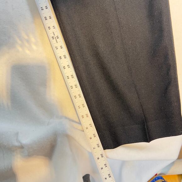 Focus 2000 by Charles Glueck Wool Pant Woman's 16W Black Lined Side Zip & Button - Picture 10 of 14